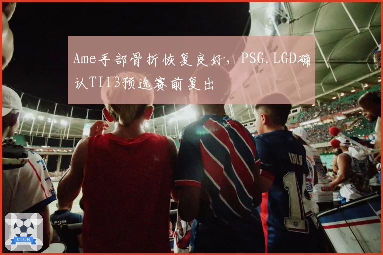 Ame手部骨折恢复良好，PSG.LGD确认TI13预选赛前复出