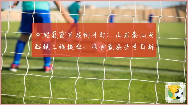 中超夏窗开启倒计时：山东泰山或酝酿三线换血，韦世豪成头号目标
